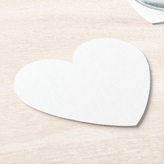 Just White Heart Craft Untersetzer (angewinkelt)