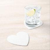 Just White Heart Craft Untersetzer (Vor Ort)