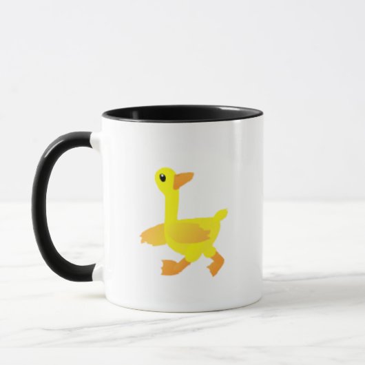 Just winging it Duck Humor Tasse (Links)