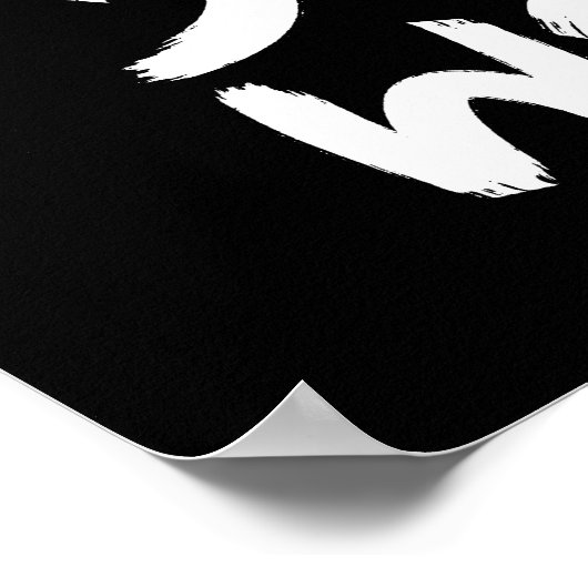 Just Work - Gym, Hustle, Erfolg, Motivierend Poster (Ecke)