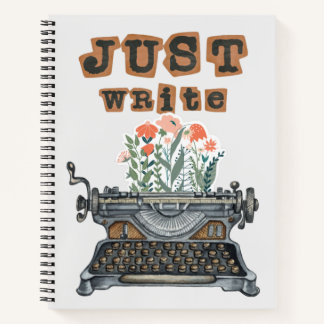 "Just Write" SpiralNotebook Notizblock