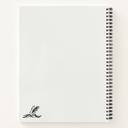 "Just Write" SpiralNotebook Notizblock (Rückseite)