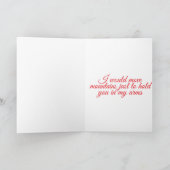 Just you and me together, Valentine's Card Karte (Innenseite)