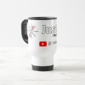 Justa Jer Logo Cup Reisebecher (Vorderseite Links)