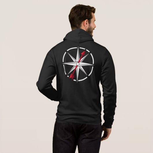 Justa Jer Men's Logo Zip-Up Sweatshirt (Schwarz voll)
