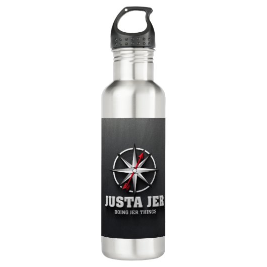 Justa Jer Stainless Steel Water Bottle Edelstahlflasche (Vorderseite)