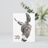 JustDonkeys Logo-Postkarte Postkarte (Stehend Vorderseite)