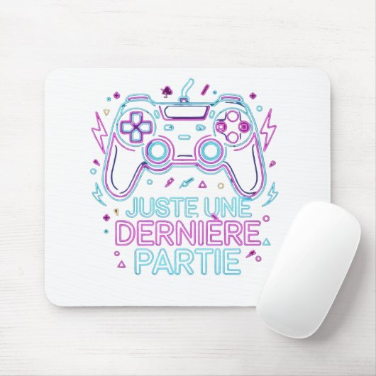 Juste Une Dernière Partie Gamer Mouse Pad - Retro Mousepad (Mit Mouse)