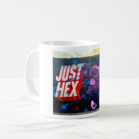 Justhex Kaffeetasse (Vorderseite Links)