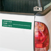 Justice for Julius Jones Bumper Sticker Autoaufkleber (Auf Lkw)