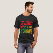 JUSTICE FOR UYGHURS T-Shirt (Vorne ganz)