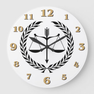 Justice Große Wanduhr