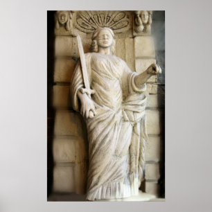 Justice is blind Poster