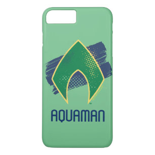 Justice League   Aquaman-Symbol mit Pinselstrichen Case-Mate iPhone Hülle
