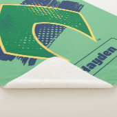 Justice League | Brush & Halftone Aquaman Symbol Sherpadecke (3/4)