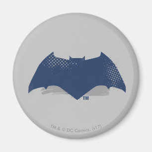 Justice League   Brush & Halftone Batman-Symbol Magnet