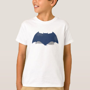 Justice League   Brush & Halftone Batman-Symbol T-Shirt