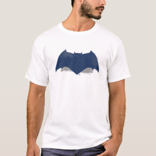 Justice League   Brush & Halftone Batman-Symbol T-Shirt