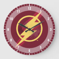 Justice League | Brush & Halftone Flash Symbol