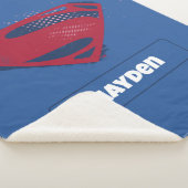 Justice League | Brush & Halftone Superman Symbol Sherpadecke (3/4)