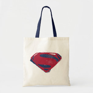 Justice League Brush & Halftone Superman-Symbol Tragetasche