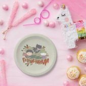 Justice League Chibi Holiday Cookie Chase Pappteller (Party)