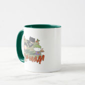 Justice League Chibi Holiday Cookie Chase Tasse (Vorderseite Links)