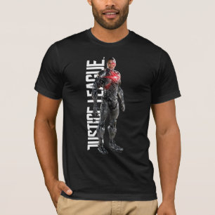 Justice League   Cyborg auf dem Schlachtfeld T-Shirt