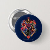 Justice League | Diamond Hatch Group-Abzeichen Button (Vorne & Hinten)