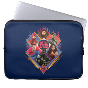 Justice League   Diamond Hatch Group-Abzeichen Laptopschutzhülle