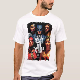 Justice League   Du kannst die Welt nicht alleine  T-Shirt