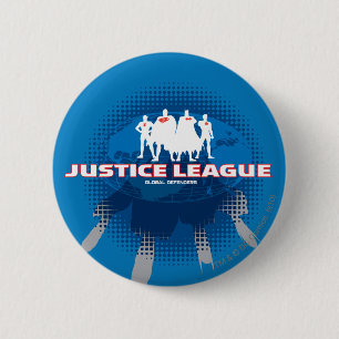 Justice League Global Defenders Button