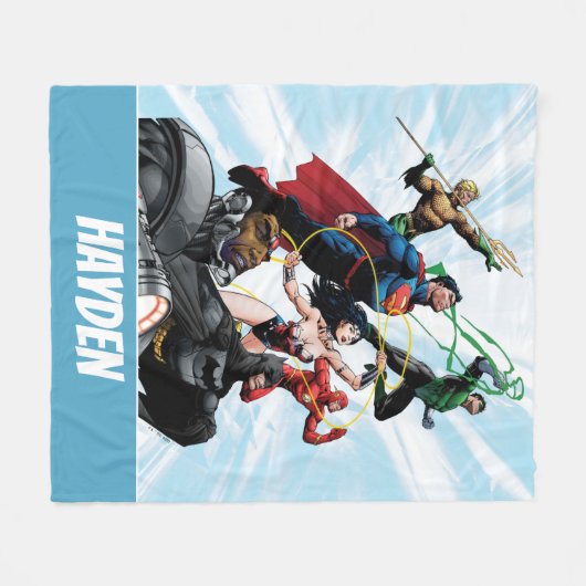 Justice League - Group 1 Fleecedecke (Vorderseite (Horizontal))