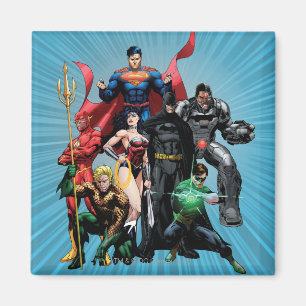 Justice League - Gruppe 2 Magnet