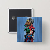 Justice League - Gruppe 3 Button (Vorne & Hinten)