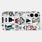 Justice League Heldentafel-Muster Case-Mate iPhone Hülle (Rückseite (Horizontal))