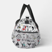 Justice League Heldentafel-Muster Duffle Bag (Rechts)
