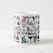Justice League Heldentafel-Muster Jumbo-Tasse (Vorderseite)