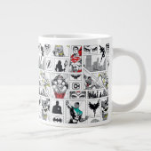 Justice League Heldentafel-Muster Jumbo-Tasse (Rechts)