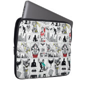 Justice League Heldentafel-Muster Laptopschutzhülle (Vorne Rechts)