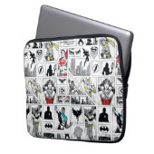 Justice League Heldentafel-Muster Laptopschutzhülle (Vorderseite Links)