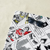 Justice League Heldentafel-Muster Strandtuch (Beispiel)
