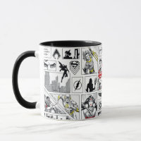 Justice League Heldentafel-Muster