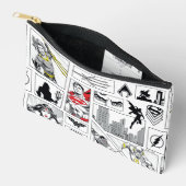 Justice League Heldentafel-Muster Zubehörtasche (Offen)