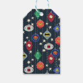 Justice League Holiday Bauble Pattern Geschenkanhänger (Vorderseite)