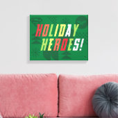 Justice League Holiday Heroes Graphic Leinwanddruck (Insitu (Wohnzimmer))