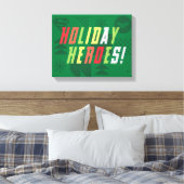 Justice League Holiday Heroes Graphic Leinwanddruck (Insitu (Schlafzimmer))