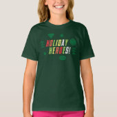Justice League Holiday Heroes Graphic T-Shirt (Vorderseite)