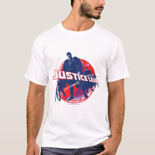 Justice League International Helden  und Globus T-Shirt