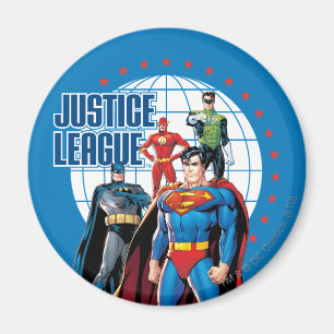 Justice League Internationale Helden Magnet